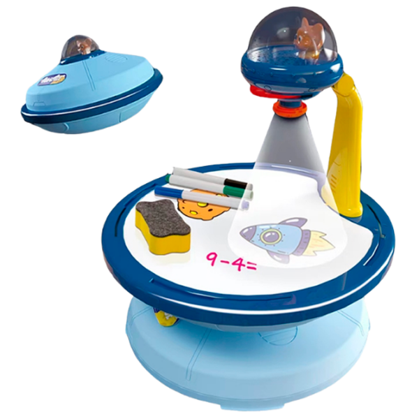 Set de creație Board Games Projection Painting Board Magical and Lovely 6636 Blue Pentru copii, 3+ photo 3