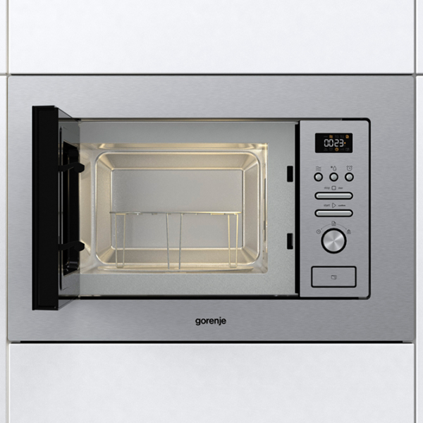 Cuptor cu microunde Gorenje BM201AG1X Inox Cu grill, 20l, 800 W photo 4
