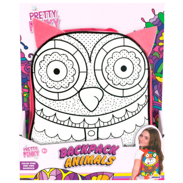 Креативный набор Noriel Backpack Animals Pretty Pinky S00003845 Розовый Для девочек, 6+ photo 2