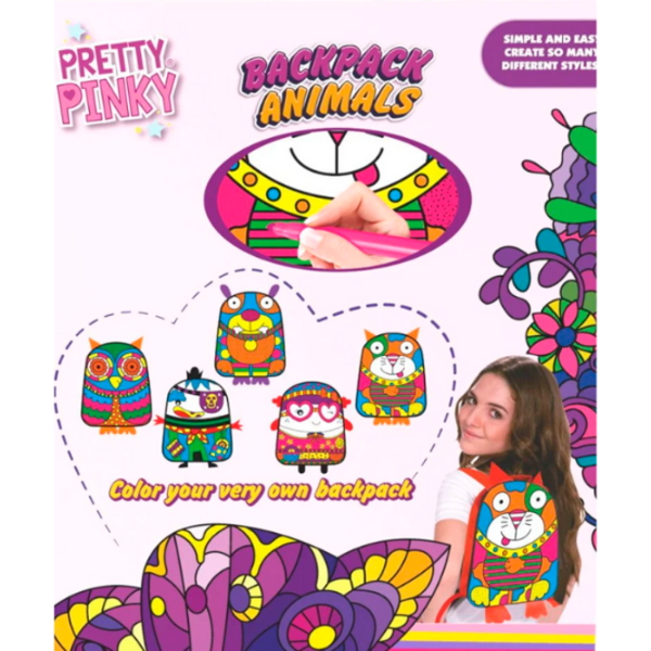 Креативный набор Noriel Backpack Animals Pretty Pinky S00003845 Розовый Для девочек, 6+ photo 5