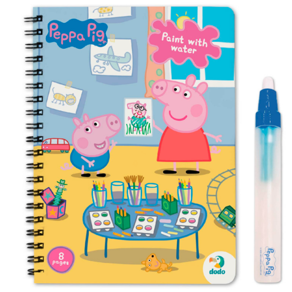 Креативный набор DoDo Peppa Pig Paint with water 200443 Синий Для детей, 3+ photo 4