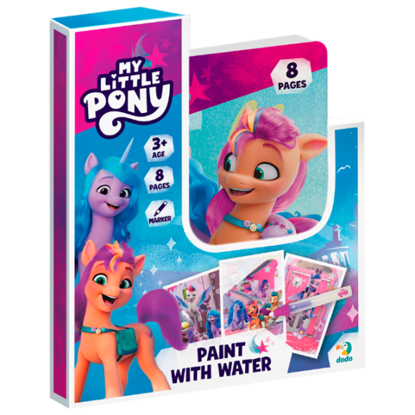 Set de creație DoDo My Little Pony Paint with water 200445 Pink Pentru copii, 3+ photo 1