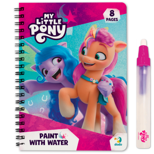 Set de creație DoDo My Little Pony Paint with water 200445 Pink Pentru copii, 3+ photo 3