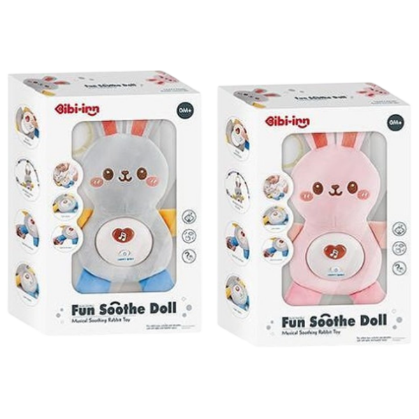 Jucărie moale Chipolino Rabbit DIG02406029 Multicolor 0+ photo 1