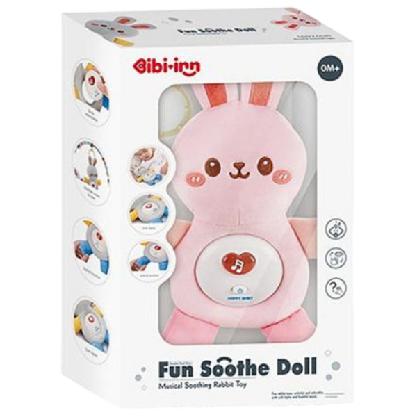 Jucărie moale Chipolino Rabbit DIG02406029 Multicolor 0+ photo 2
