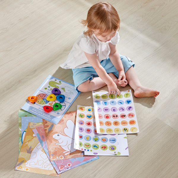 Креативный набор Hape Love Play. Learn Crayon Colouring E2004 Оранжевый Для детей, 3+ photo 10