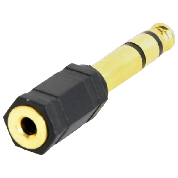 Адаптер Cablexpert A-6.35M-3.5F Черный 6.35 mm photo 3