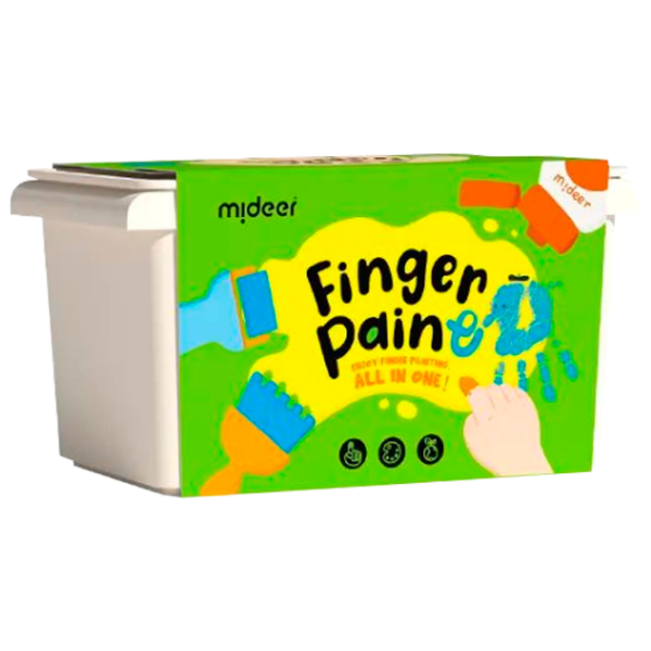 Креативный набор Mideer Finger Paint Набор для рисования пальчиками MD4219 Зеленый Для детей, 3+ photo 1