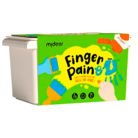 Креативный набор Mideer Finger Paint Набор для рисования пальчиками MD4219 Зеленый Для детей, 3+