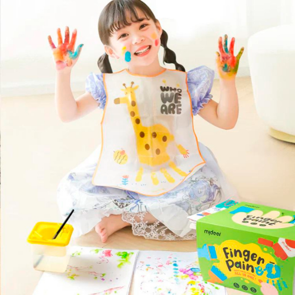 Креативный набор Mideer Finger Paint Набор для рисования пальчиками MD4219 Зеленый Для детей, 3+ photo 5