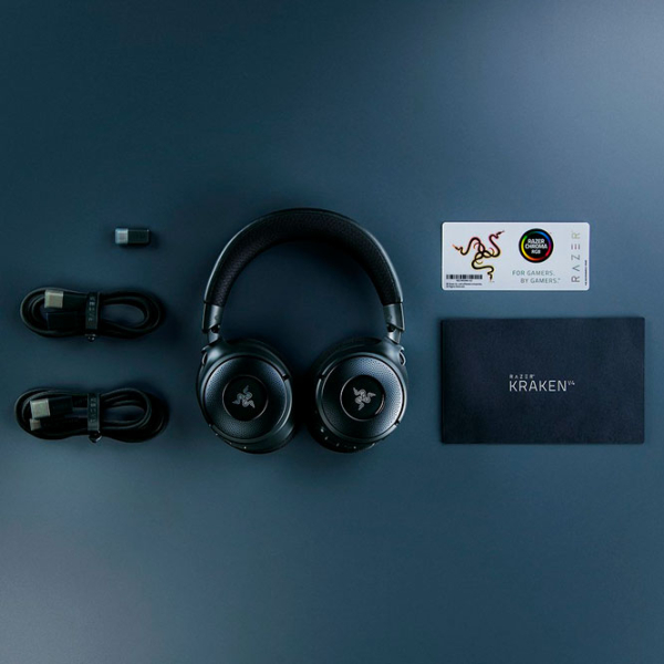 Căști Razer Kraken V4 Black Fără fir / Gaming / Over the ear photo 8