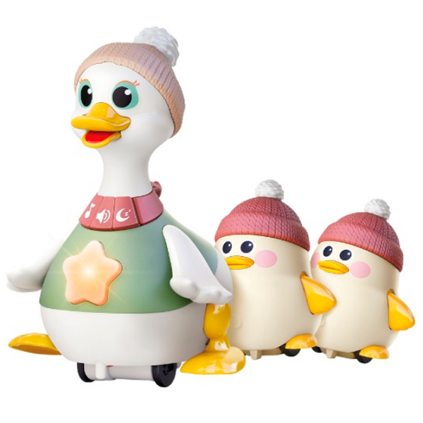 Интерактивная игрушка Hola Toys Duck Family HE9987 Белый Для детей, 6 месяцев  photo 2