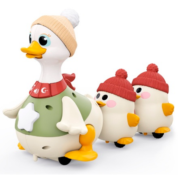 Интерактивная игрушка Hola Toys Duck Family HE9987 Белый Для детей, 6 месяцев  photo 3