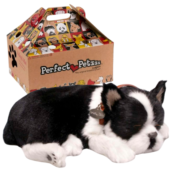 Интерактивная игрушка Perfect Petzzz Now we're huggable! Boston Terrier 91-35 Черный Универсальный, 3+ photo 1