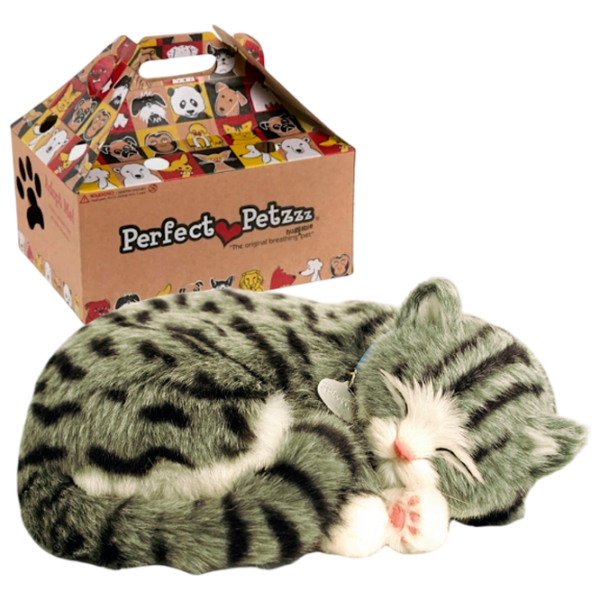 Интерактивная игрушка Perfect Petzzz Now we're huggable! Tabby Kitten 92-14 Серый Универсальный, 3+ photo 1