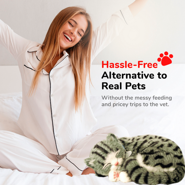 Интерактивная игрушка Perfect Petzzz Now we're huggable! Tabby Kitten 92-14 Серый Универсальный, 3+ photo 6