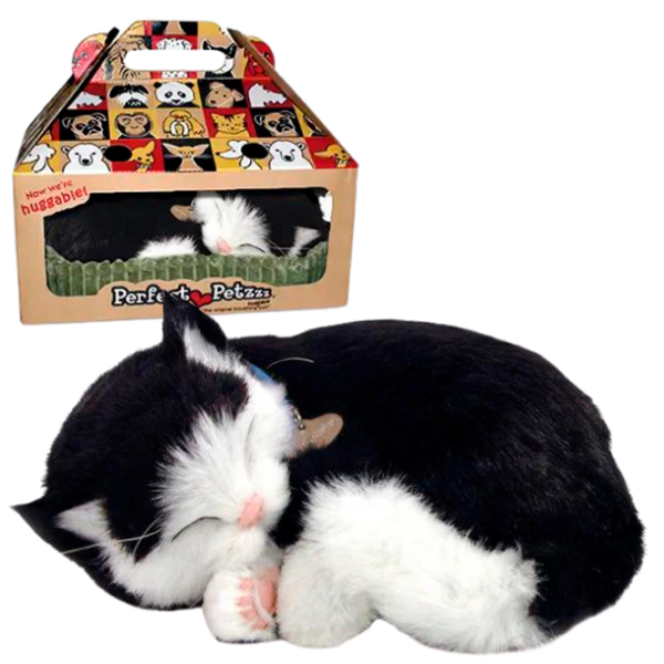 Интерактивная игрушка Perfect Petzzz Now we're huggable! Short Haired Cat 92-06 Черный Универсальный, 3+ photo 3