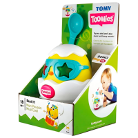 Jucărie interactivă Tomy Toomies Beat It! T72816 White Pentru copii, 18+ luni