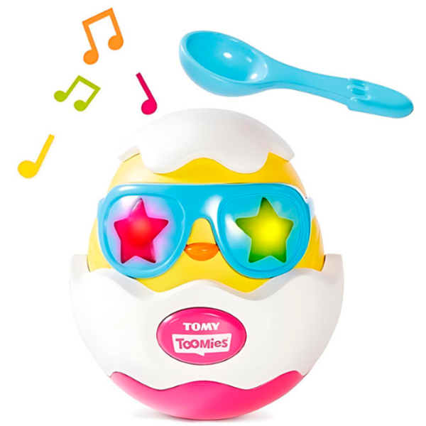 Jucărie interactivă Tomy Toomies Beat It! T72816 White Pentru copii, 18+ luni photo 2