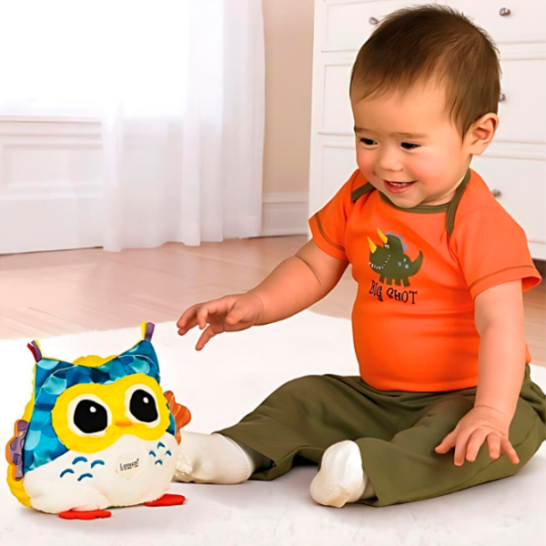 Jucărie interactivă Tomy Lamaze Night Night Owl T27163 White Pentru copii, 0+ photo 4