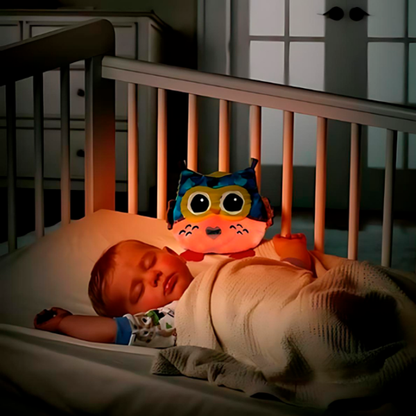 Jucărie interactivă Tomy Lamaze Night Night Owl T27163 White Pentru copii, 0+ photo 5