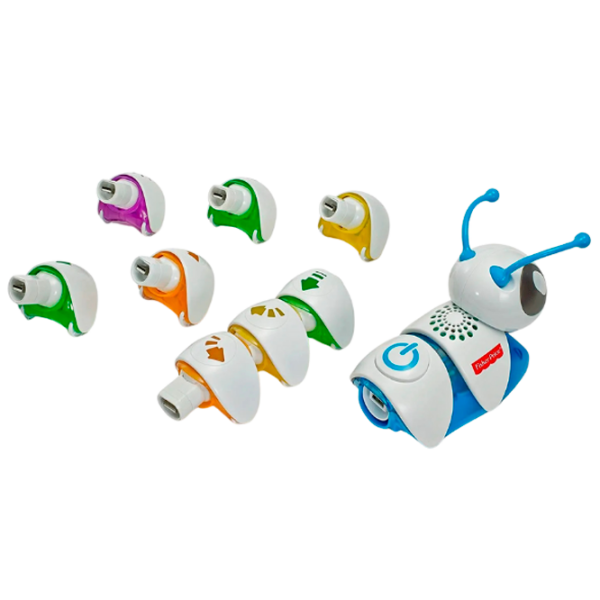 Jucărie interactivă Fisher Price Caterpillar Connect and Run K-DKT39 White Pentru copii, 3+ photo 2