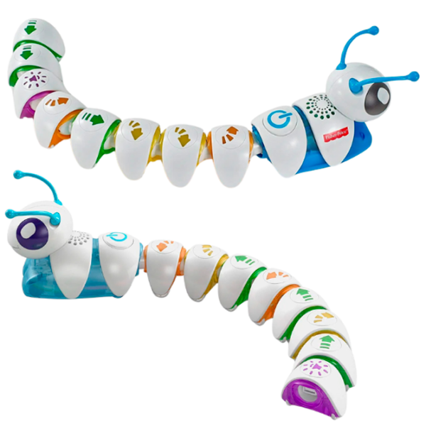 Jucărie interactivă Fisher Price Caterpillar Connect and Run K-DKT39 White Pentru copii, 3+ photo 5