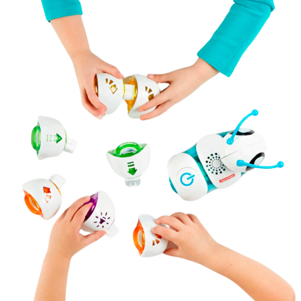 Jucărie interactivă Fisher Price Caterpillar Connect and Run K-DKT39 White Pentru copii, 3+ photo 9