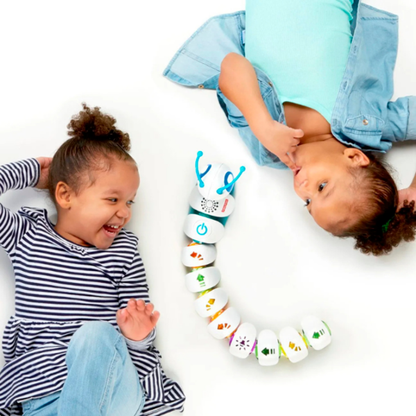 Jucărie interactivă Fisher Price Caterpillar Connect and Run K-DKT39 White Pentru copii, 3+ photo 10