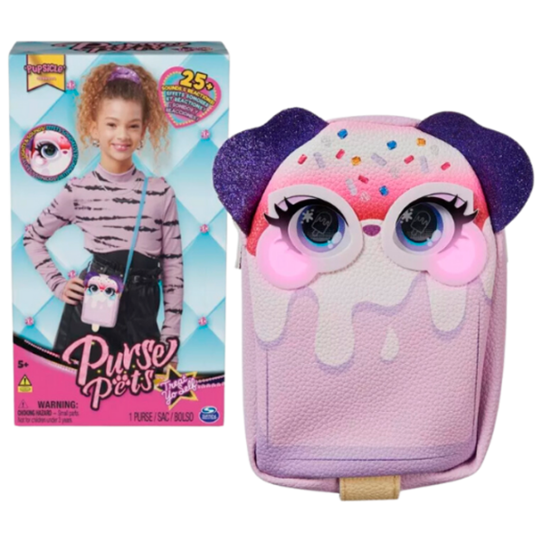 Интерактивная игрушка Spin Master Purse Pets Treats Puppy K-6065038 Розовый Для девочек, 5+ photo 2