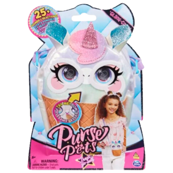 Интерактивная игрушка Spin Master Purse Pets Единорог K-6065148 Фиолетовый Для девочек, 5+ photo 1
