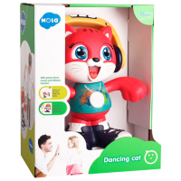 Интерактивная игрушка Hola Toys Dancing cat E721 Красный Для детей, 18+ месяцев