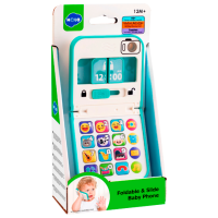 Интерактивная игрушка Hola Toys Baby Phone Foldable & Slide HE8972 Белый Для детей, 12+ месяцев