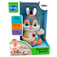 Интерактивная игрушка Hola Toys Dancing Bunny HE9991 Белый Для детей, 12+ месяцев