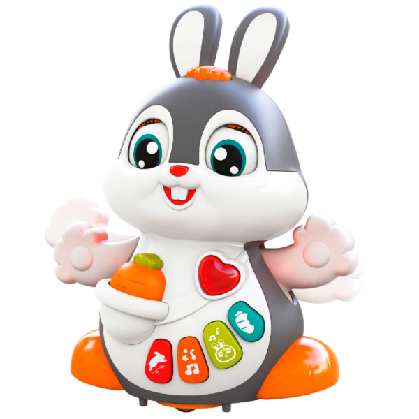 Интерактивная игрушка Hola Toys Dancing Bunny HE9991 Белый Для детей, 12+ месяцев photo 2
