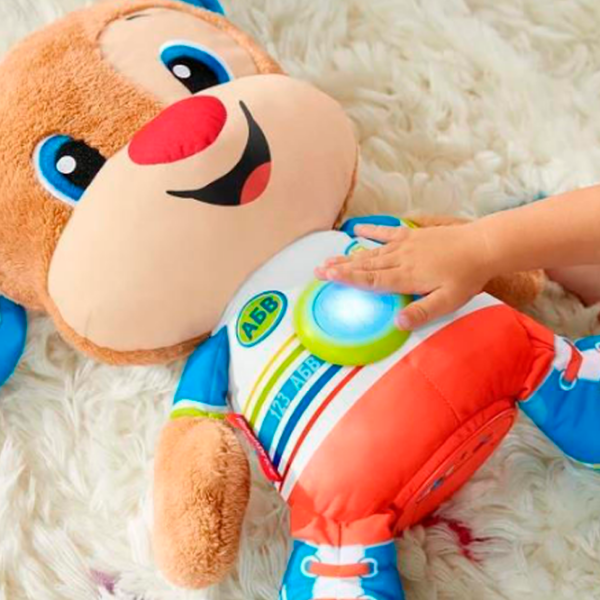Jucărie interactivă Fisher Price Râde și Învață So Big Puppy HJF23 Multicolor Pentru copii, 18+ luni photo 5