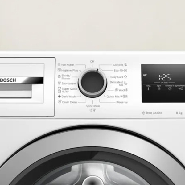 Mașină de spălat Bosch WAN24266BY White 8 kg, 1200 rpm, A photo 6