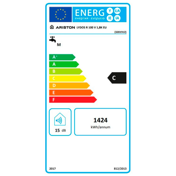 Boiler Ariston Lydos R 100V 1.8K EU White 1800 W, 100 l, «Umed», Email cu titan photo 7