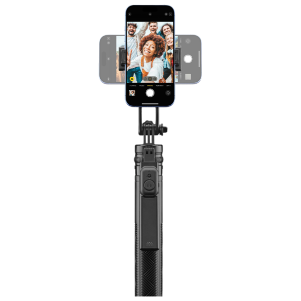 Селфи палка Cellularline BTSELFIESTICKMAXK Черный Bluetooth / Черный photo 5