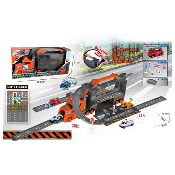 Camion Essa Toys Parking Lot XG879-114
Orange
Gray  photo 4