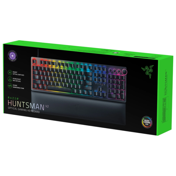 Tastatură Razer Huntsman V2 Black Gaming, Cu fir photo 6