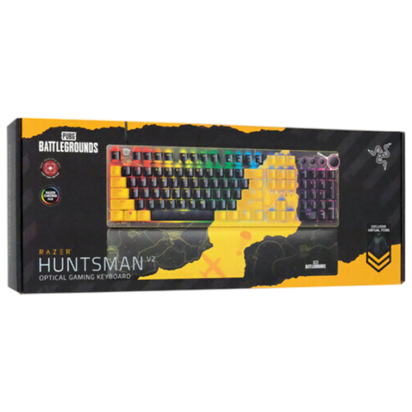 Tastatură Razer Huntsman V2 BATTLEGROUNDS Edition Black Gaming, Cu fir photo 5