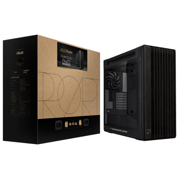 Корпус Asus ProArt PA602 Wood Edition Черный mini-DTX photo 11