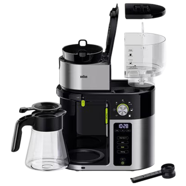 Кофеварка Braun KF 9050 BK Серебряный 1600 Вт, 1.5 л, Бойлер photo 2