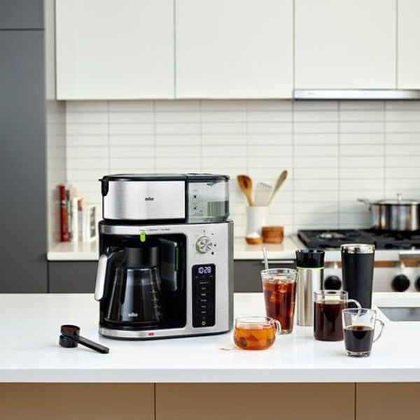 Кофеварка Braun KF 9050 BK Серебряный 1600 Вт, 1.5 л, Бойлер photo 8