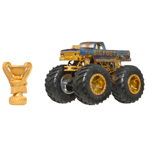 Комплект машин Hot Wheels Monster Trucks – BIGFOOT JDV96
Золотoй
Разноцветный  photo 2