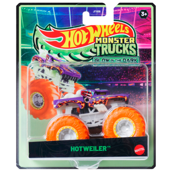 Set de mașini Hot Wheels Monster Trucks – Glow in the Dark JFX08
Gray
Multicolor  photo 2