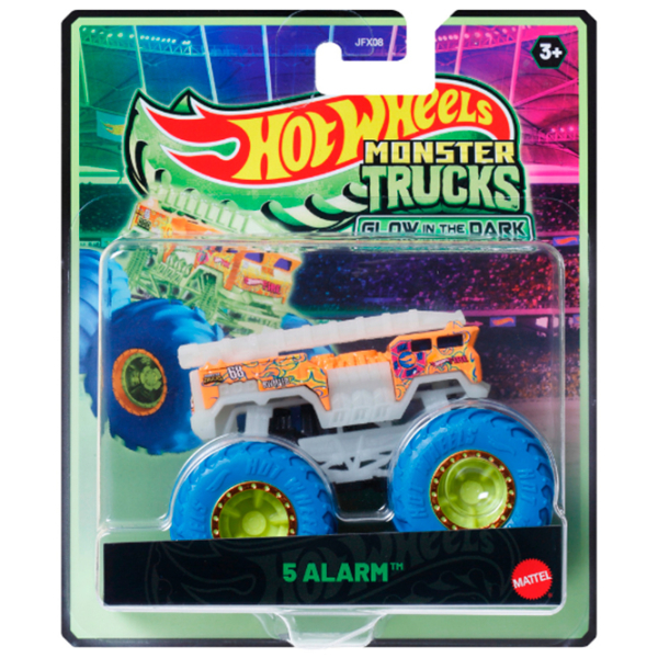 Set de mașini Hot Wheels Monster Trucks – Glow in the Dark JFX08
Gray
Multicolor  photo 6