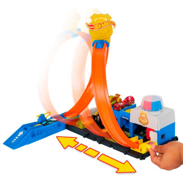 Авто-треки Hot Wheels Super Police Station JBM71
Желтый
Синий  photo 4