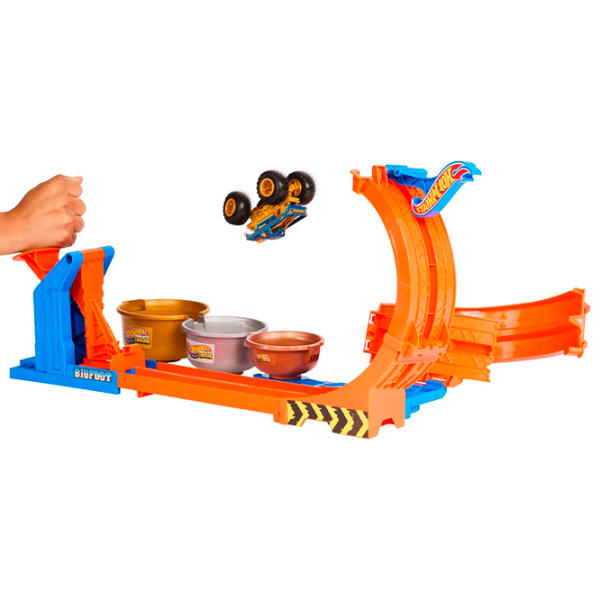 Авто-треки Hot Wheels Loop-And-Flip Trophy JBX64
Золотoй
Оранжевый  photo 2